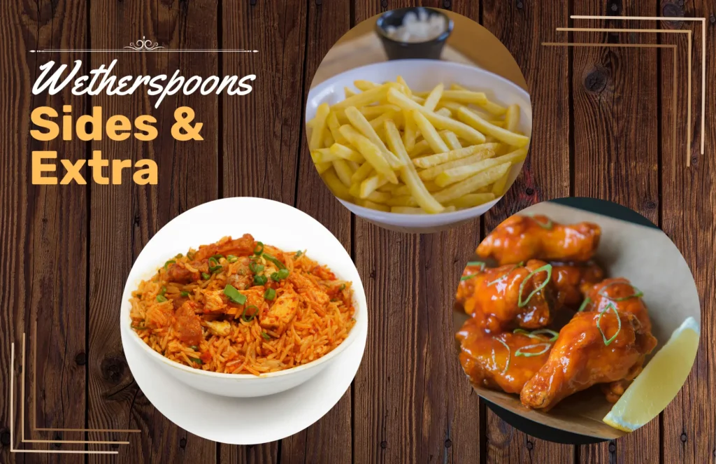 wetherspoons sides and extras menu