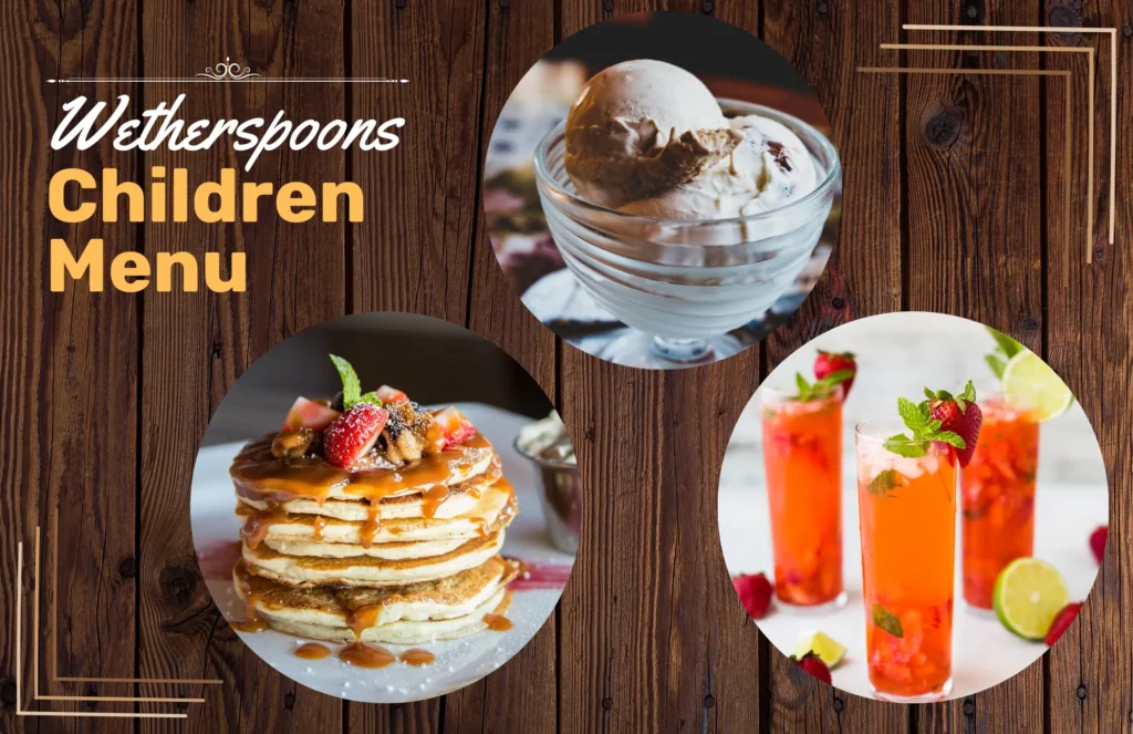 wetherspoons Kids menu