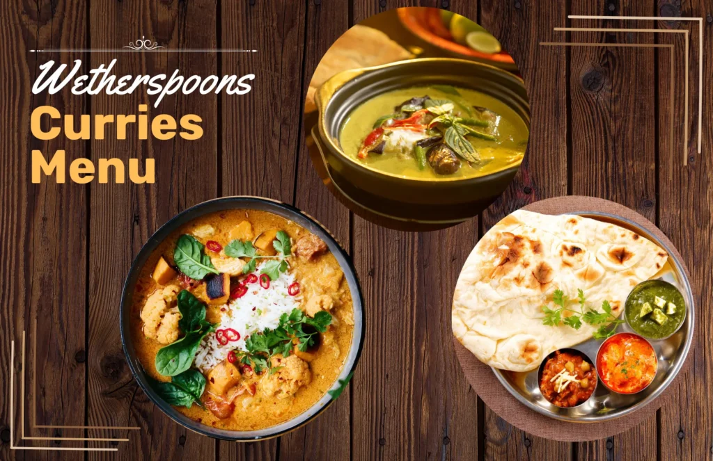 wetherspoons curries menu