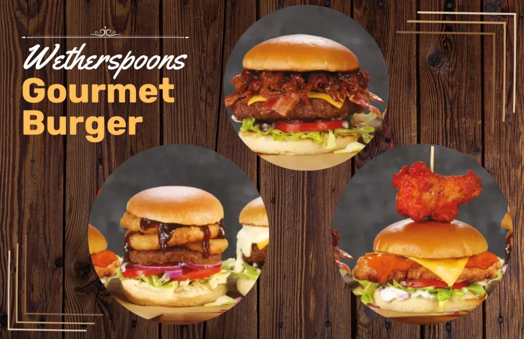 wetherspoons gourmets burgers menu