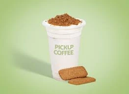 pickup coffee biscoff bliss yogurt