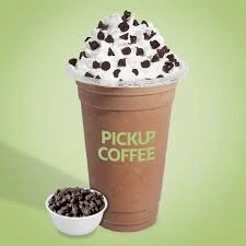 pickup coffee kafe mocha chip frappe